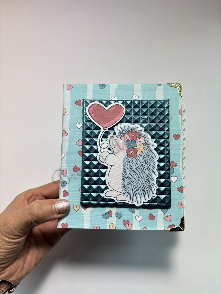 Album Amour d'hérisson fait main
